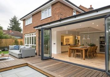 Completed house extension
